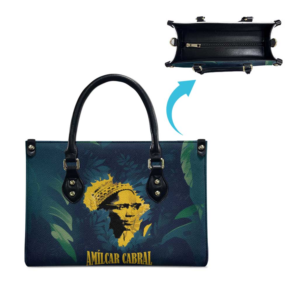 Amilcar Cabral Leather Bag Guinea-Bissau African National Liberation Leader - Cultural Resistance Tribute - Wonder Print Shop