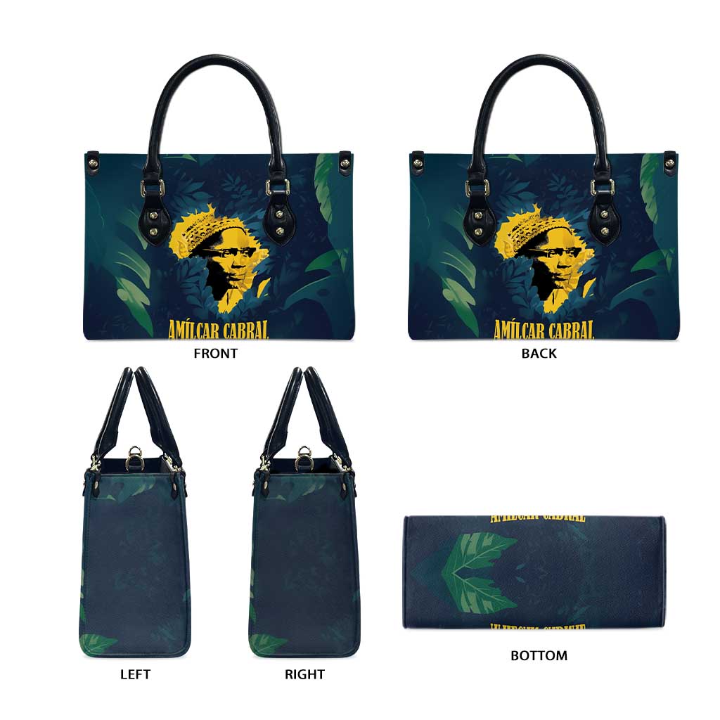 Amilcar Cabral Leather Bag Guinea-Bissau African National Liberation Leader - Cultural Resistance Tribute - Wonder Print Shop