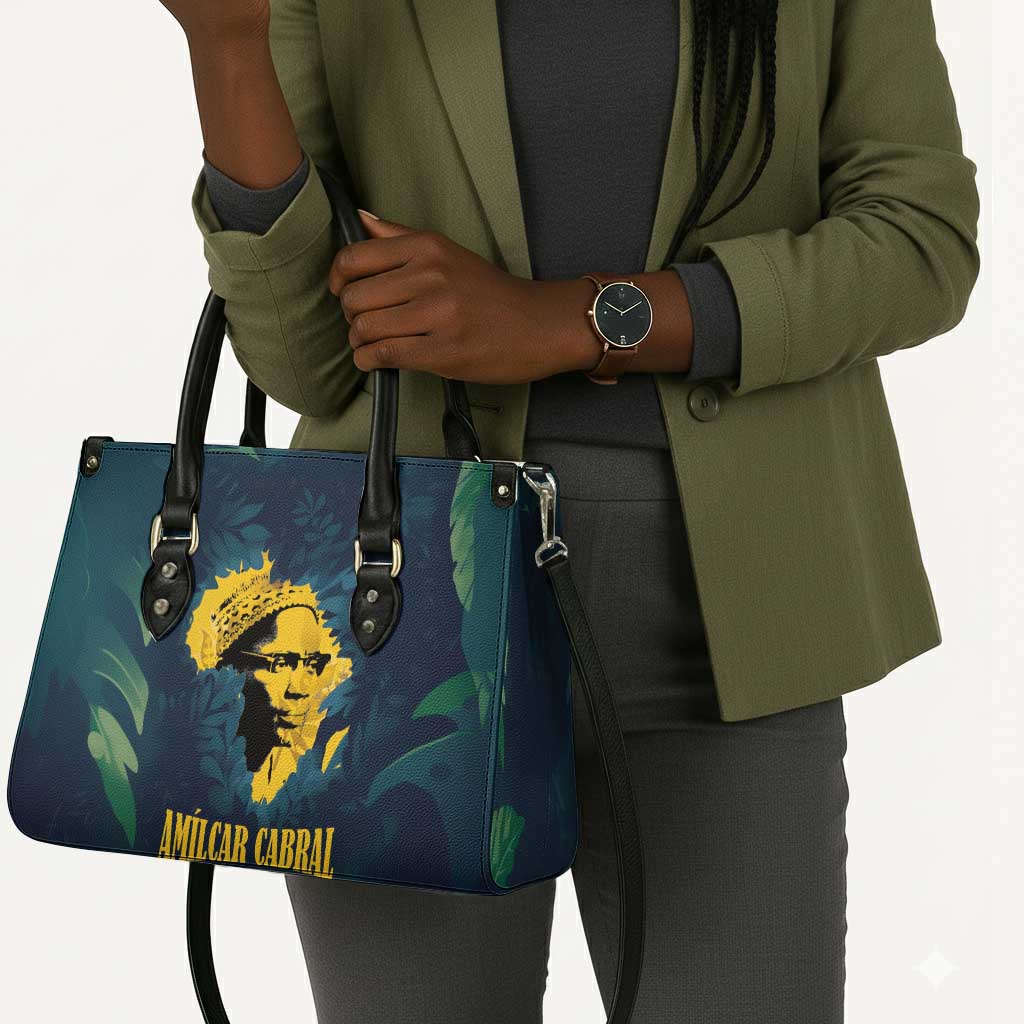 Amilcar Cabral Leather Bag Guinea-Bissau African National Liberation Leader - Cultural Resistance Tribute - Wonder Print Shop