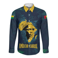 Amilcar Cabral Long Sleeve Button Shirt Guinea-Bissau African National Liberation Leader - Cultural Resistance Tribute - Wonder Print Shop