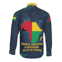 Amilcar Cabral Long Sleeve Button Shirt Guinea-Bissau African National Liberation Leader - Cultural Resistance Tribute - Wonder Print Shop