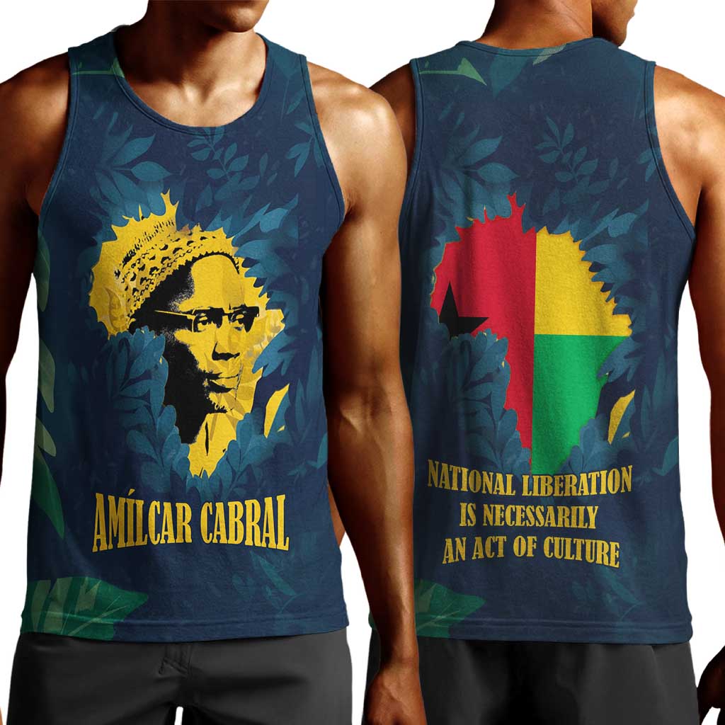 Amilcar Cabral Men Tank Top Guinea-Bissau African National Liberation Leader - Cultural Resistance Tribute - Wonder Print Shop