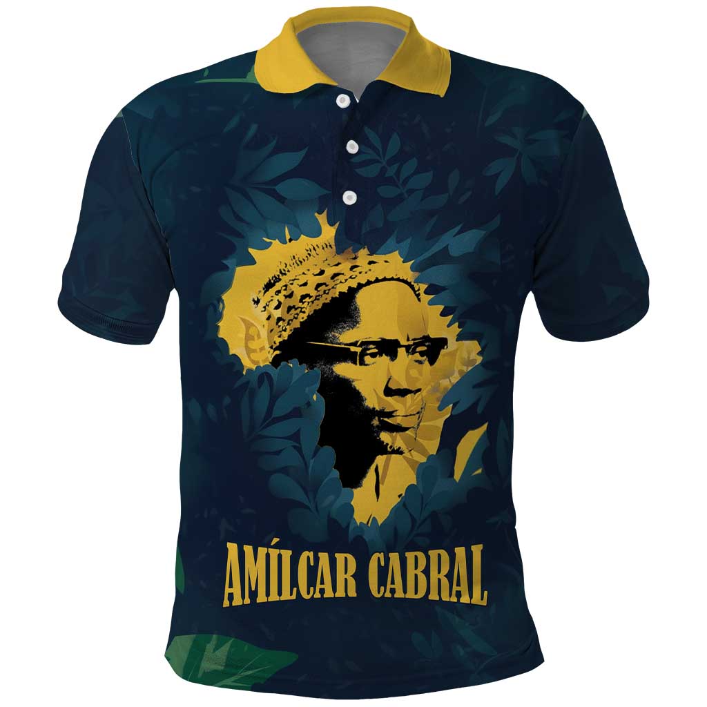 Amilcar Cabral Polo Shirt Guinea-Bissau African National Liberation Leader - Cultural Resistance Tribute - Wonder Print Shop