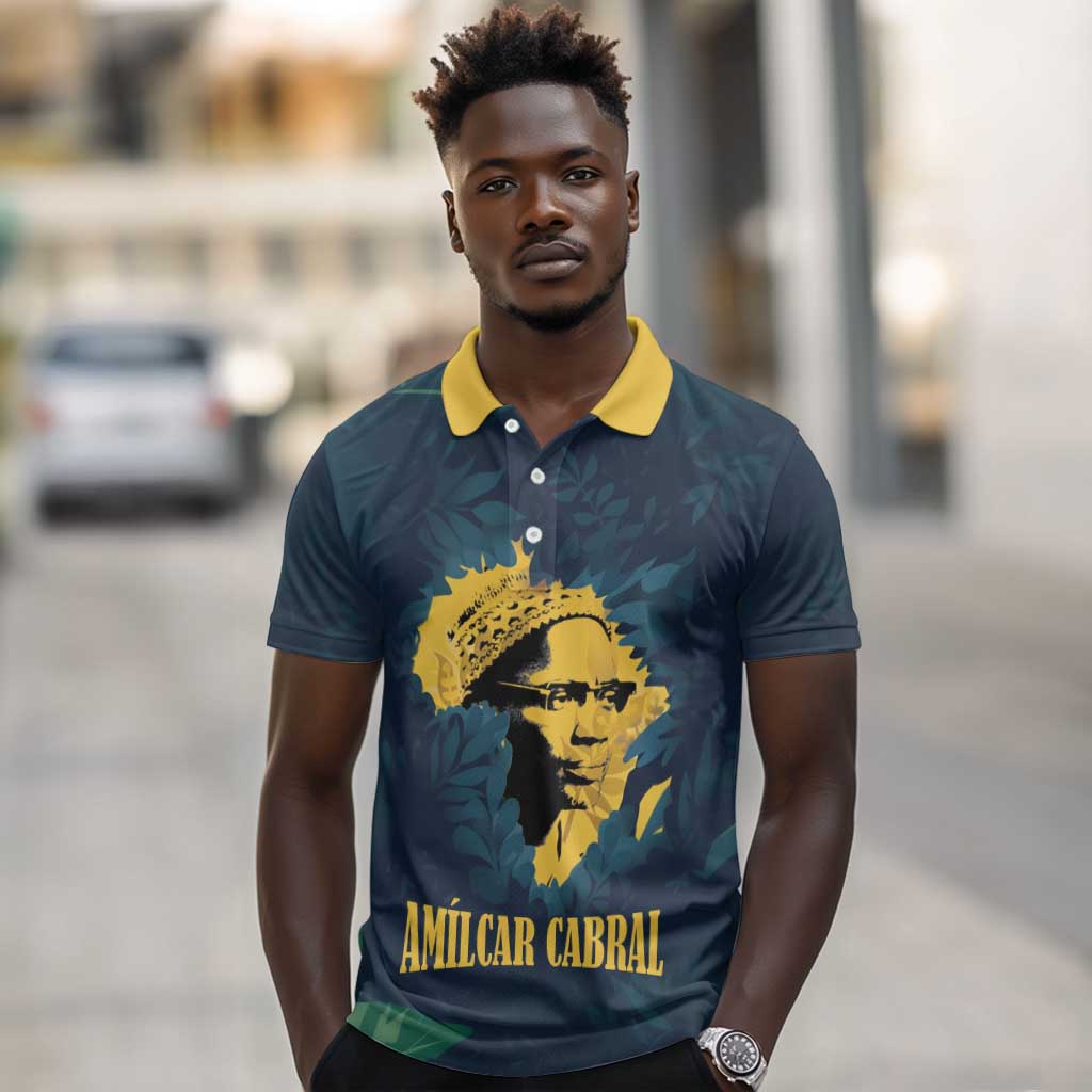 Amilcar Cabral Polo Shirt Guinea-Bissau African National Liberation Leader - Cultural Resistance Tribute - Wonder Print Shop