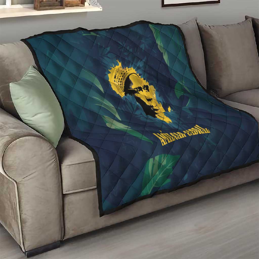 Amilcar Cabral Quilt Guinea-Bissau African National Liberation Leader - Cultural Resistance Tribute - Wonder Print Shop
