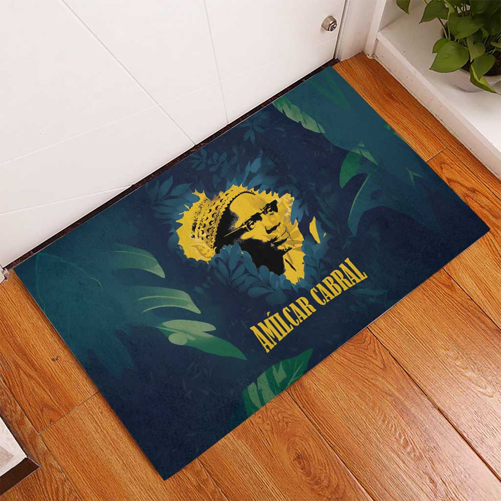 Amilcar Cabral Rubber Doormat Guinea-Bissau African National Liberation Leader - Cultural Resistance Tribute - Wonder Print Shop