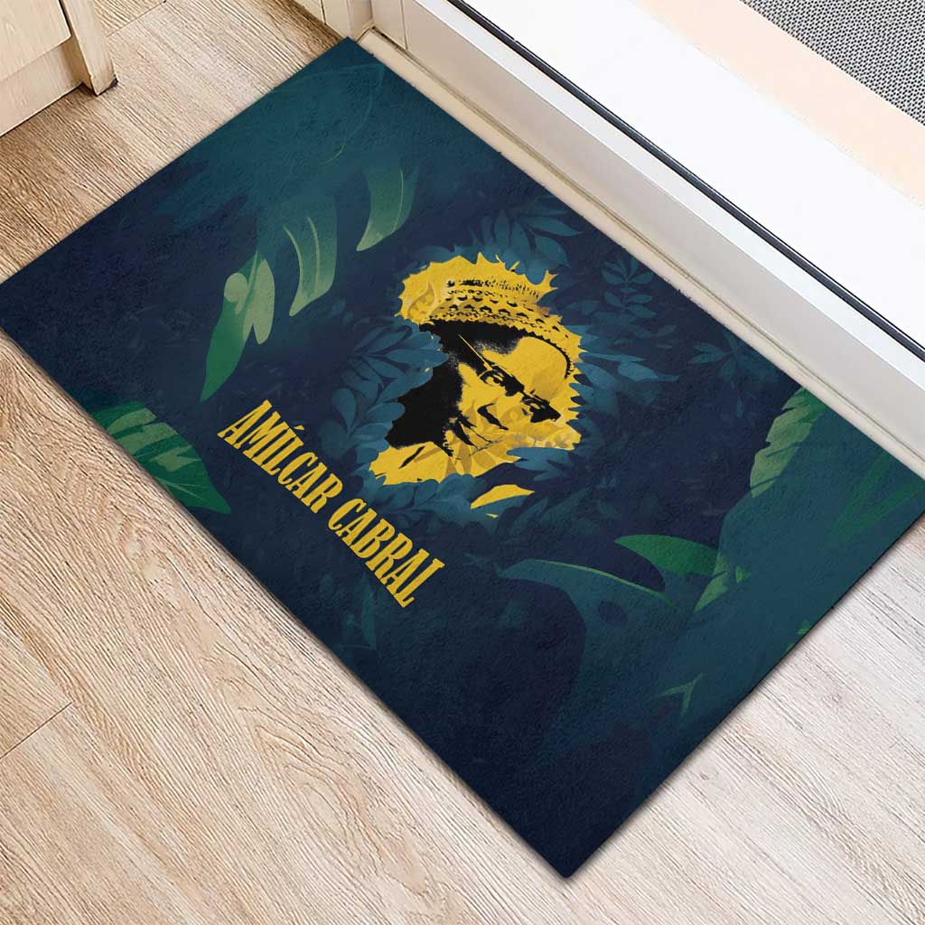 Amilcar Cabral Rubber Doormat Guinea-Bissau African National Liberation Leader - Cultural Resistance Tribute - Wonder Print Shop