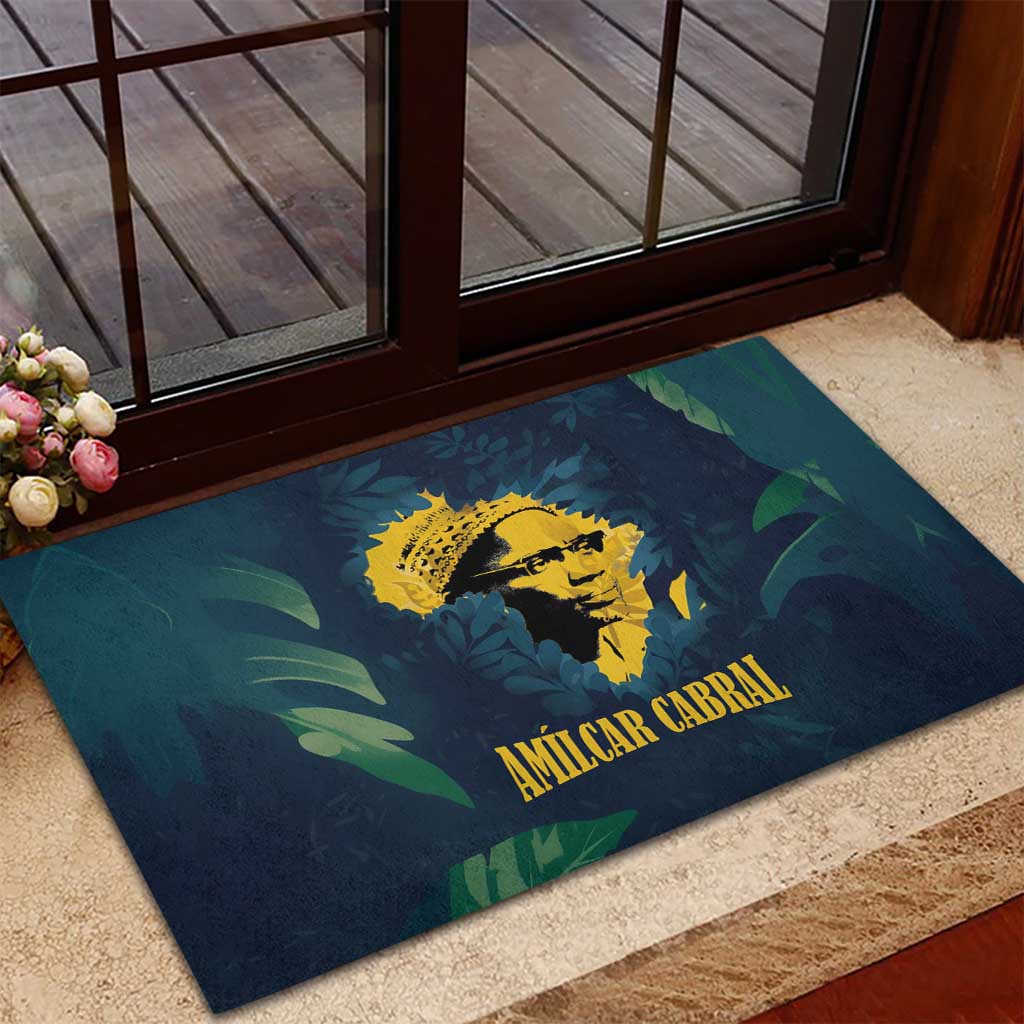 Amilcar Cabral Rubber Doormat Guinea-Bissau African National Liberation Leader - Cultural Resistance Tribute - Wonder Print Shop