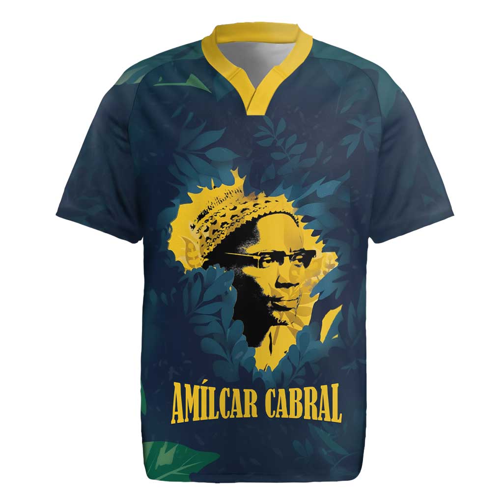 Amilcar Cabral Rugby Jersey Guinea-Bissau African National Liberation Leader - Cultural Resistance Tribute - Wonder Print Shop