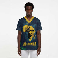 Amilcar Cabral Scrub Top Guinea-Bissau African National Liberation Leader - Cultural Resistance Tribute - Wonder Print Shop