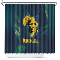 Amilcar Cabral Shower Curtain Guinea-Bissau African National Liberation Leader - Cultural Resistance Tribute - Wonder Print Shop