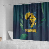 Amilcar Cabral Shower Curtain Guinea-Bissau African National Liberation Leader - Cultural Resistance Tribute - Wonder Print Shop