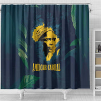 Amilcar Cabral Shower Curtain Guinea-Bissau African National Liberation Leader - Cultural Resistance Tribute - Wonder Print Shop