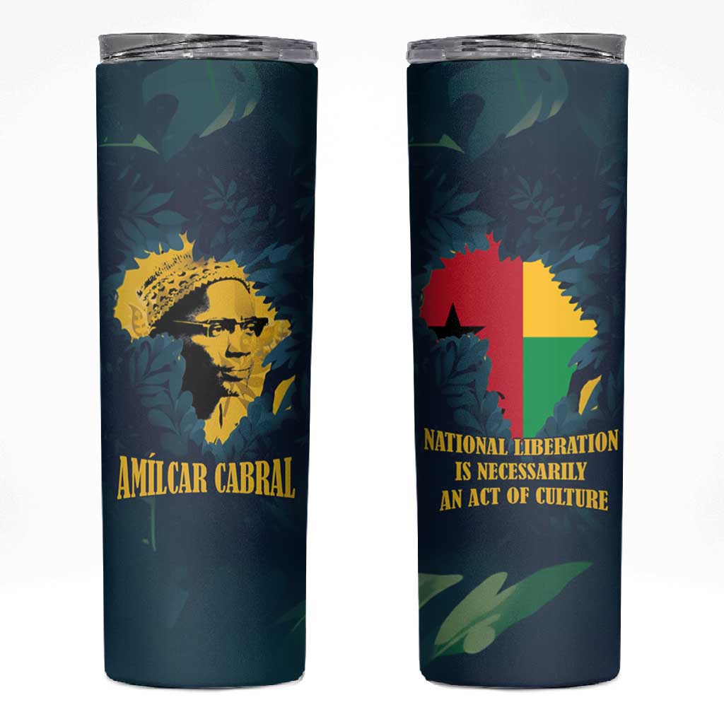 Amilcar Cabral Skinny Tumbler Guinea-Bissau African National Liberation Leader - Cultural Resistance Tribute - Wonder Print Shop