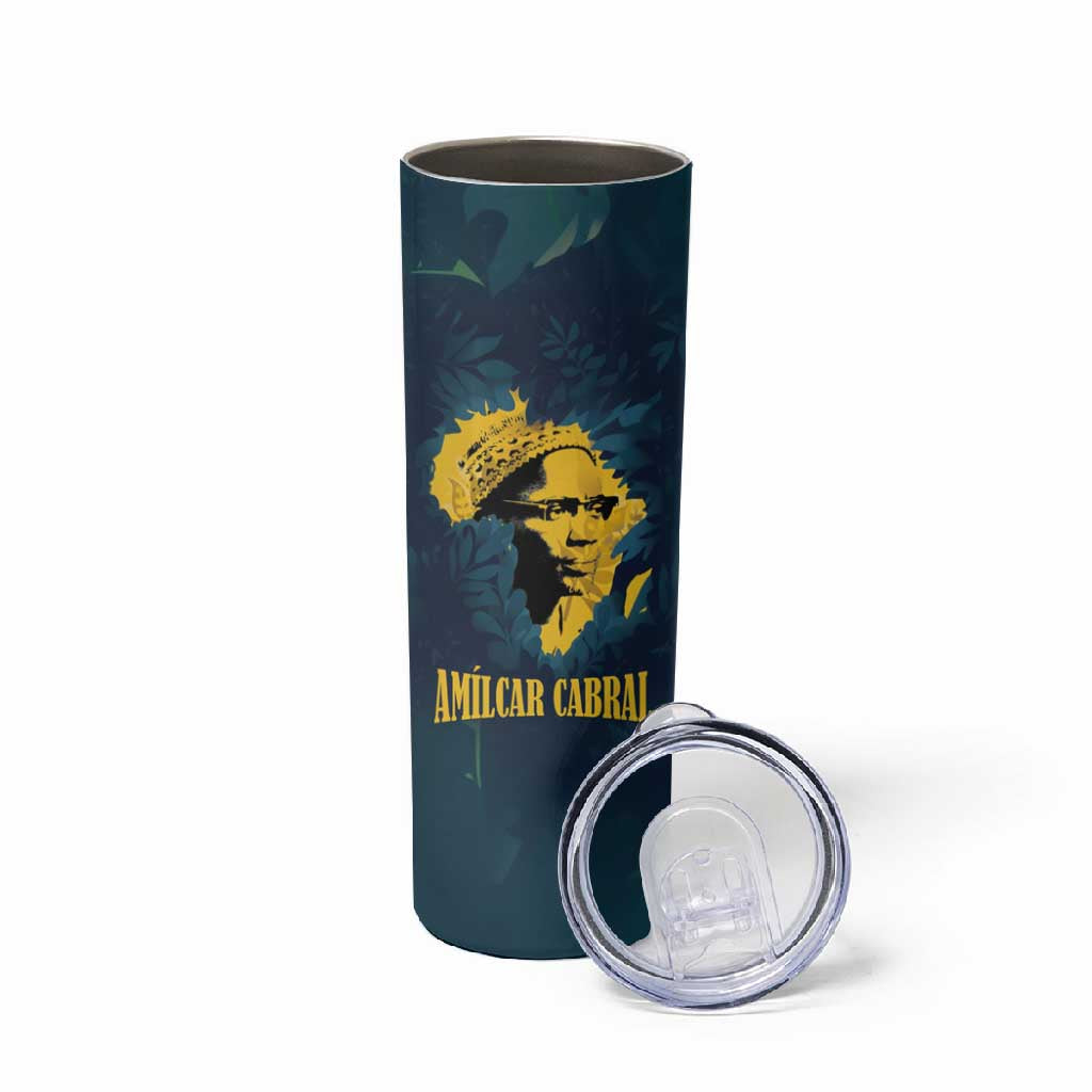 Amilcar Cabral Skinny Tumbler Guinea-Bissau African National Liberation Leader - Cultural Resistance Tribute - Wonder Print Shop
