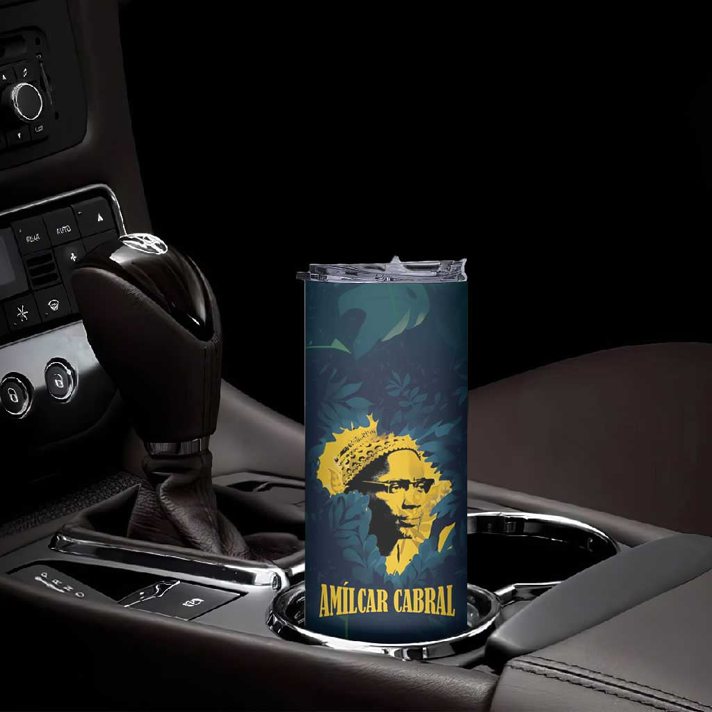 Amilcar Cabral Skinny Tumbler Guinea-Bissau African National Liberation Leader - Cultural Resistance Tribute - Wonder Print Shop