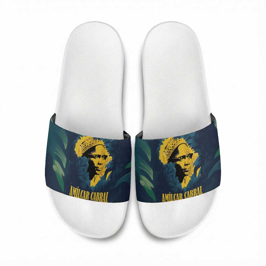 Amilcar Cabral Slide Sandals Guinea-Bissau African National Liberation Leader - Cultural Resistance Tribute - Wonder Print Shop