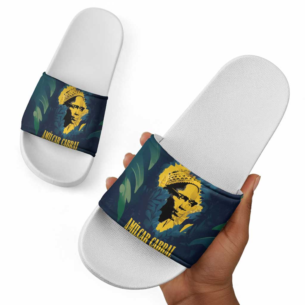 Amilcar Cabral Slide Sandals Guinea-Bissau African National Liberation Leader - Cultural Resistance Tribute - Wonder Print Shop