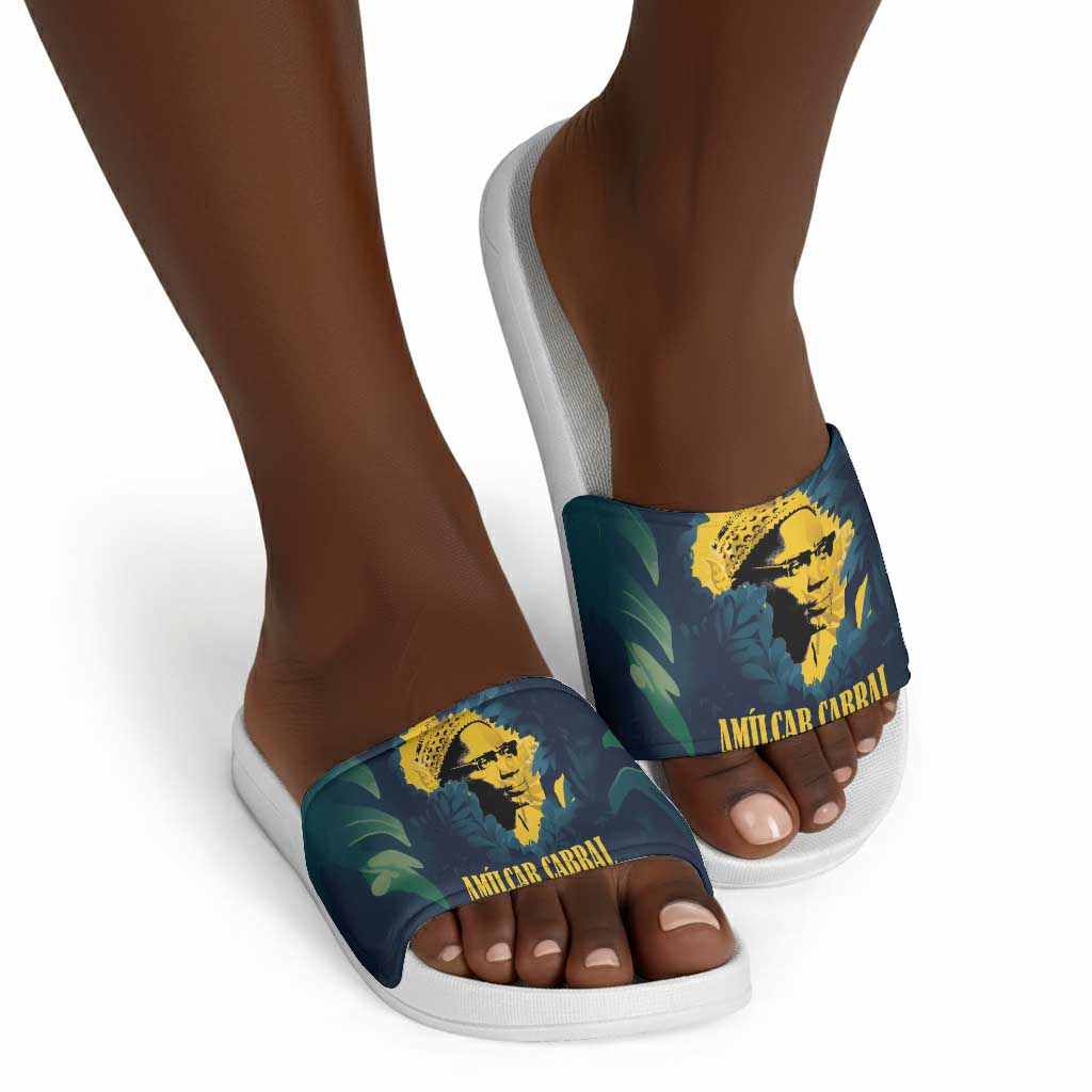 Amilcar Cabral Slide Sandals Guinea-Bissau African National Liberation Leader - Cultural Resistance Tribute - Wonder Print Shop