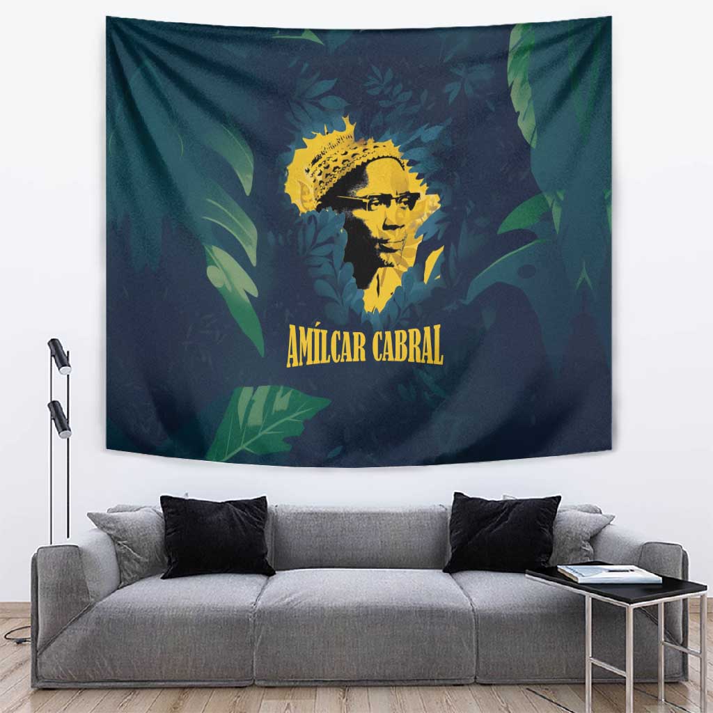 Amilcar Cabral Tapestry Guinea-Bissau African National Liberation Leader - Cultural Resistance Tribute - Wonder Print Shop