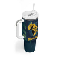 Amilcar Cabral Tumbler With Handle Guinea-Bissau African National Liberation Leader - Cultural Resistance Tribute - Wonder Print Shop