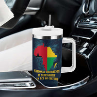 Amilcar Cabral Tumbler With Handle Guinea-Bissau African National Liberation Leader - Cultural Resistance Tribute - Wonder Print Shop