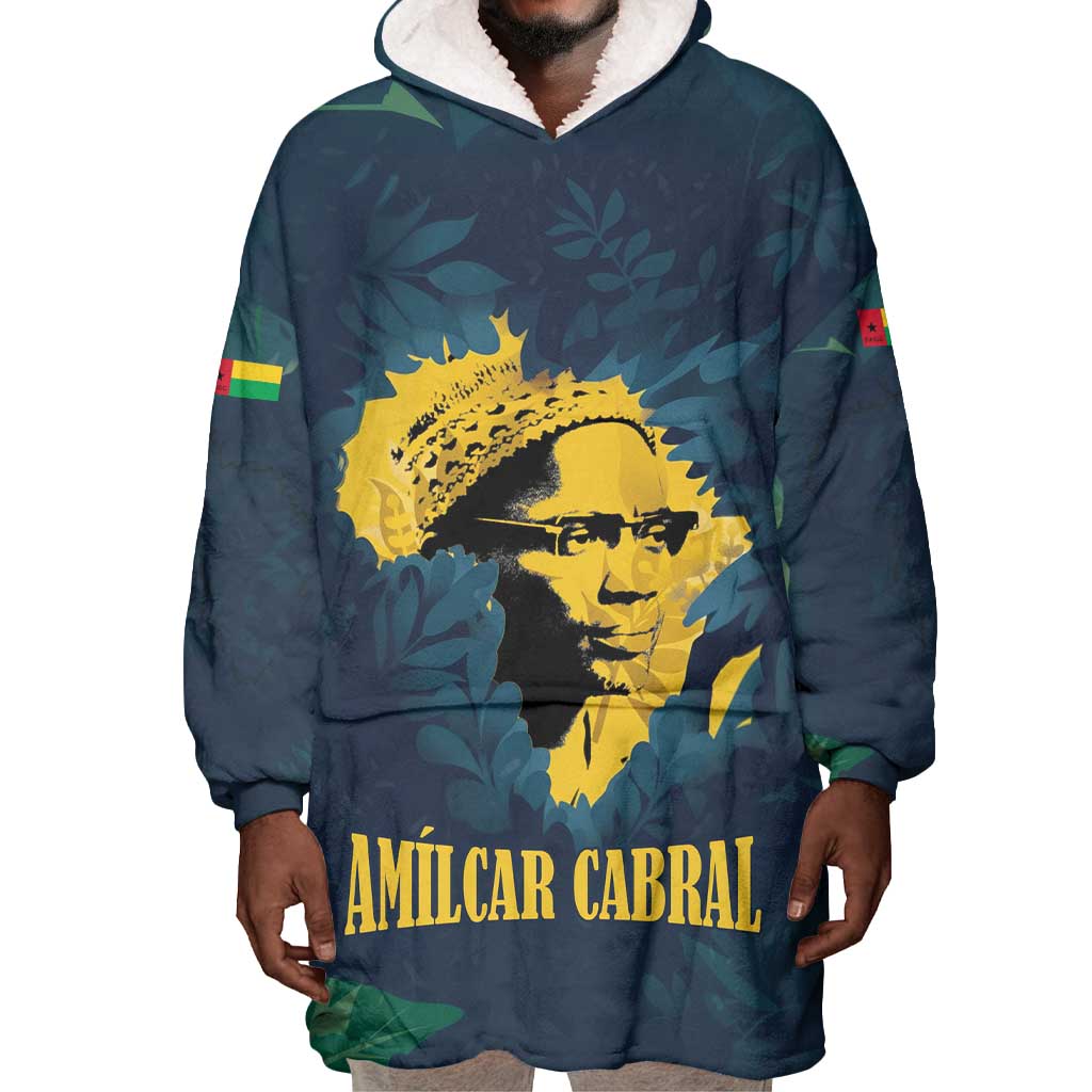 Amilcar Cabral Wearable Blanket Hoodie Guinea-Bissau African National Liberation Leader - Cultural Resistance Tribute - Wonder Print Shop