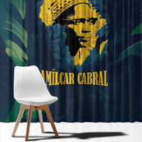 Amilcar Cabral Window Curtain Guinea-Bissau African National Liberation Leader - Cultural Resistance Tribute - Wonder Print Shop