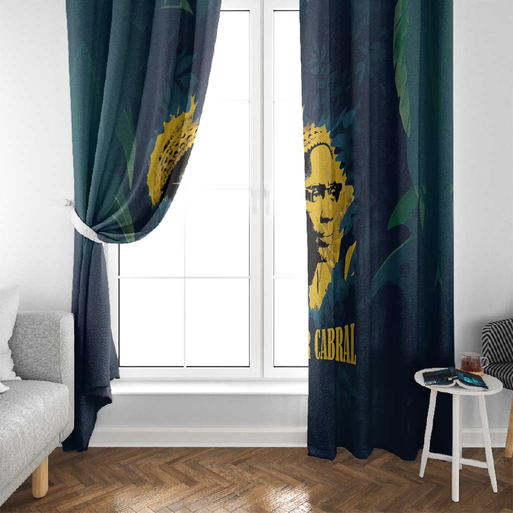 Amilcar Cabral Window Curtain Guinea-Bissau African National Liberation Leader - Cultural Resistance Tribute - Wonder Print Shop