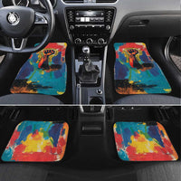 Amilcar Cabral Car Mats Armed Activist Quote Raised Fist African Liberation Tribute - Colorful Paint Stroke - Wonder Print Shop