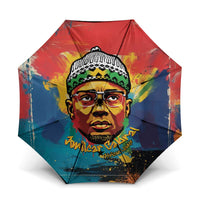 Amilcar Cabral Umbrella Armed Activist Quote Raised Fist African Liberation Tribute - Colorful Paint Stroke - Wonder Print Shop