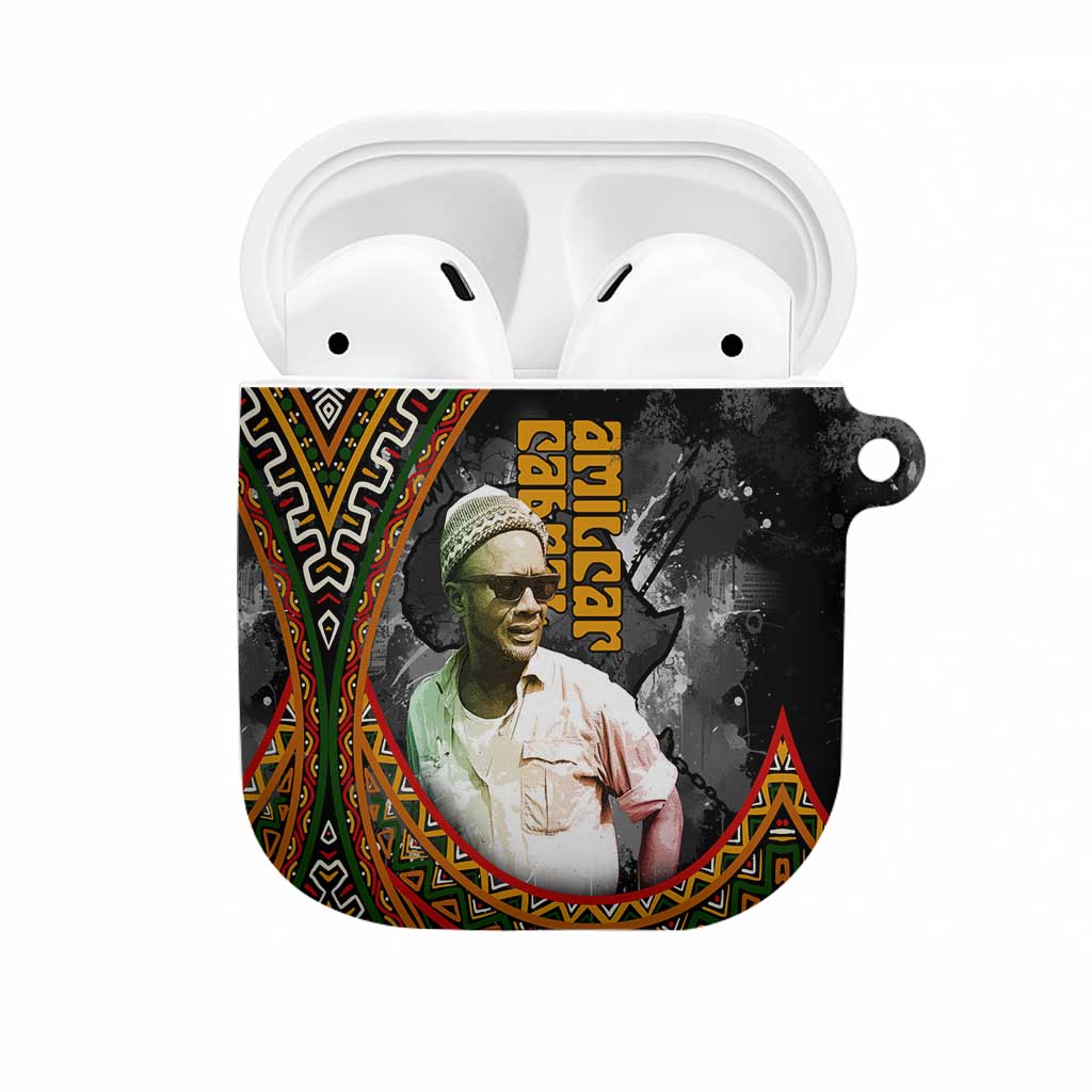 Amilcar Cabral AirPods Case African Map with Chains Freedom Theme Revolutionary Liberation Tribute - Wonder Print Shop