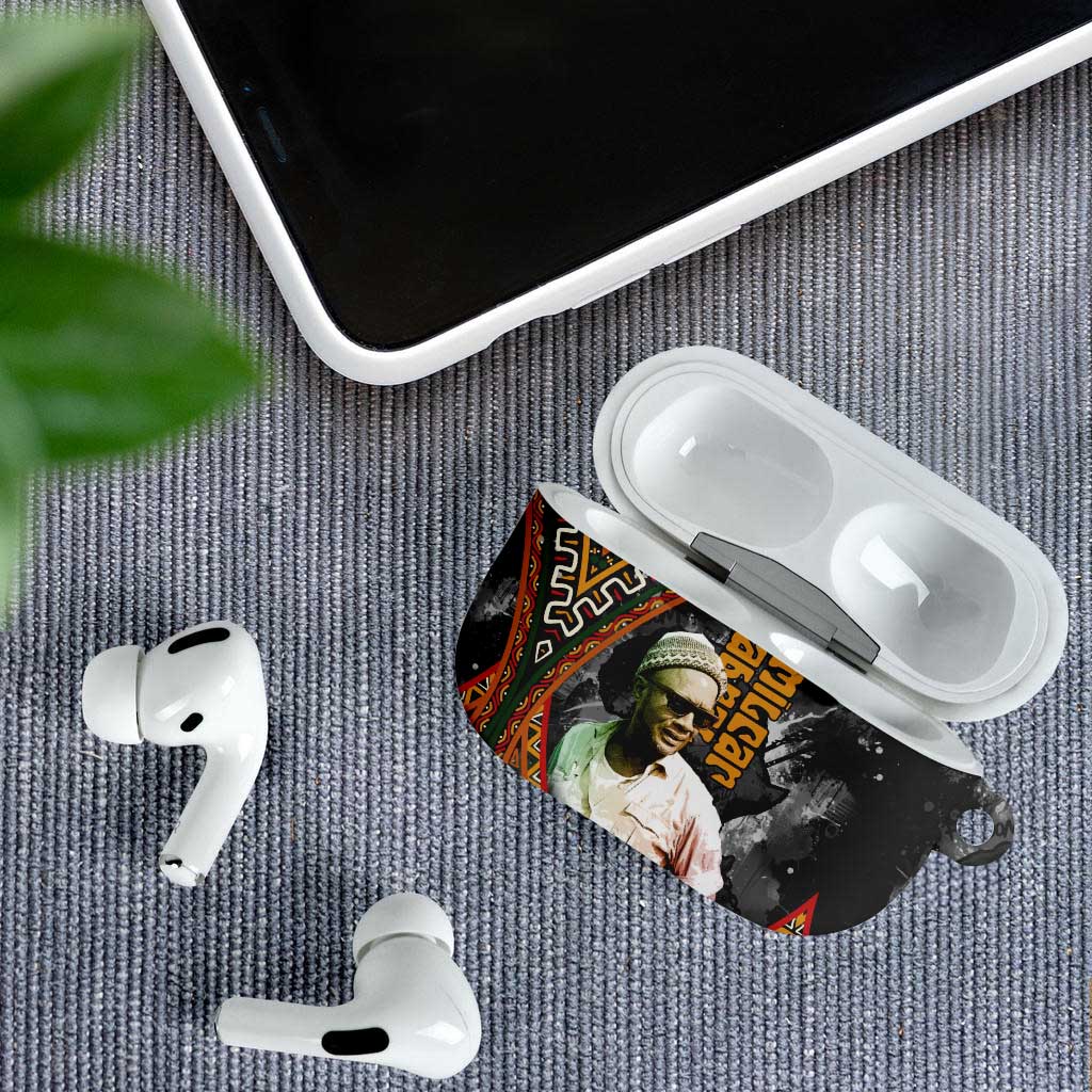 Amilcar Cabral AirPods Case African Map with Chains Freedom Theme Revolutionary Liberation Tribute - Wonder Print Shop