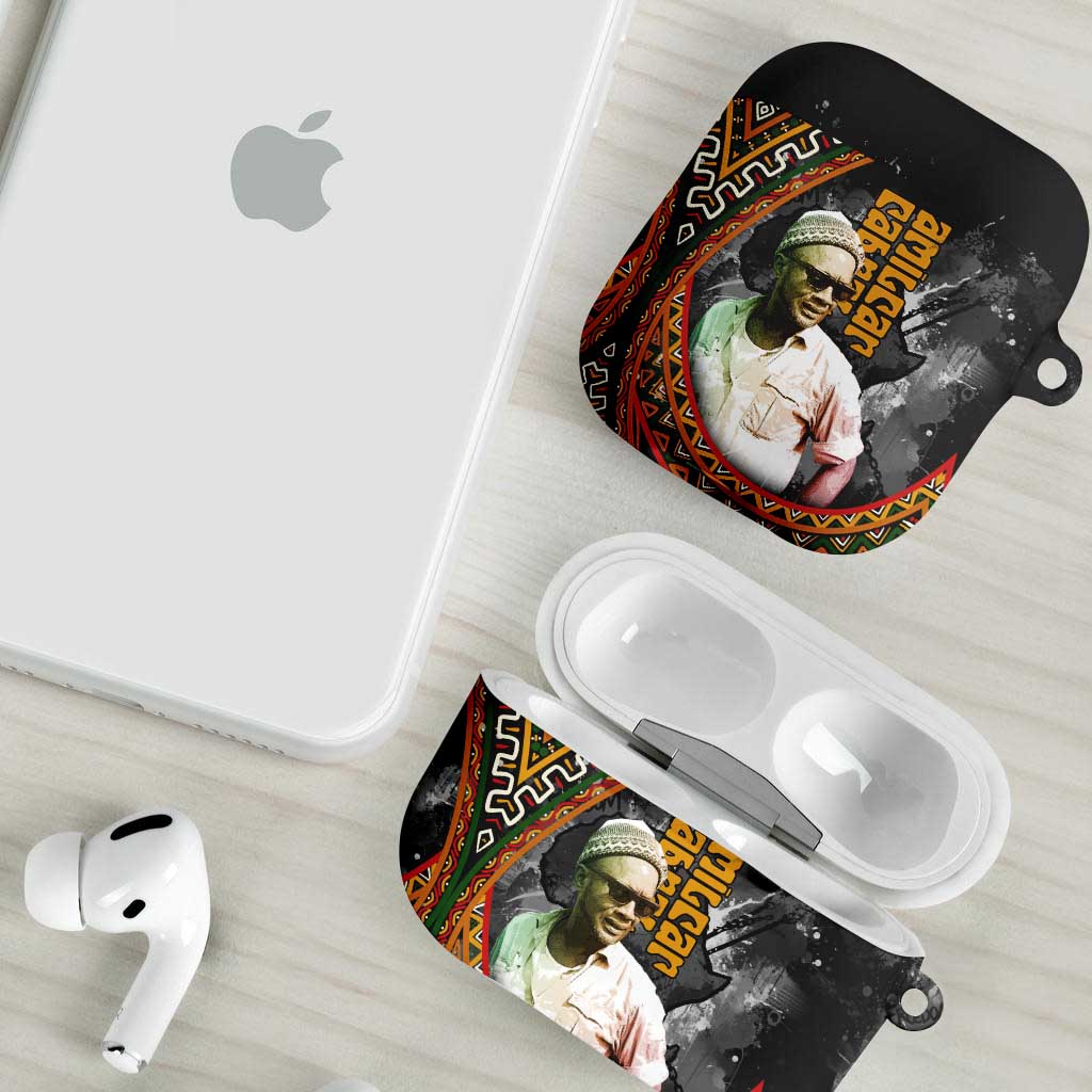 Amilcar Cabral AirPods Case African Map with Chains Freedom Theme Revolutionary Liberation Tribute - Wonder Print Shop