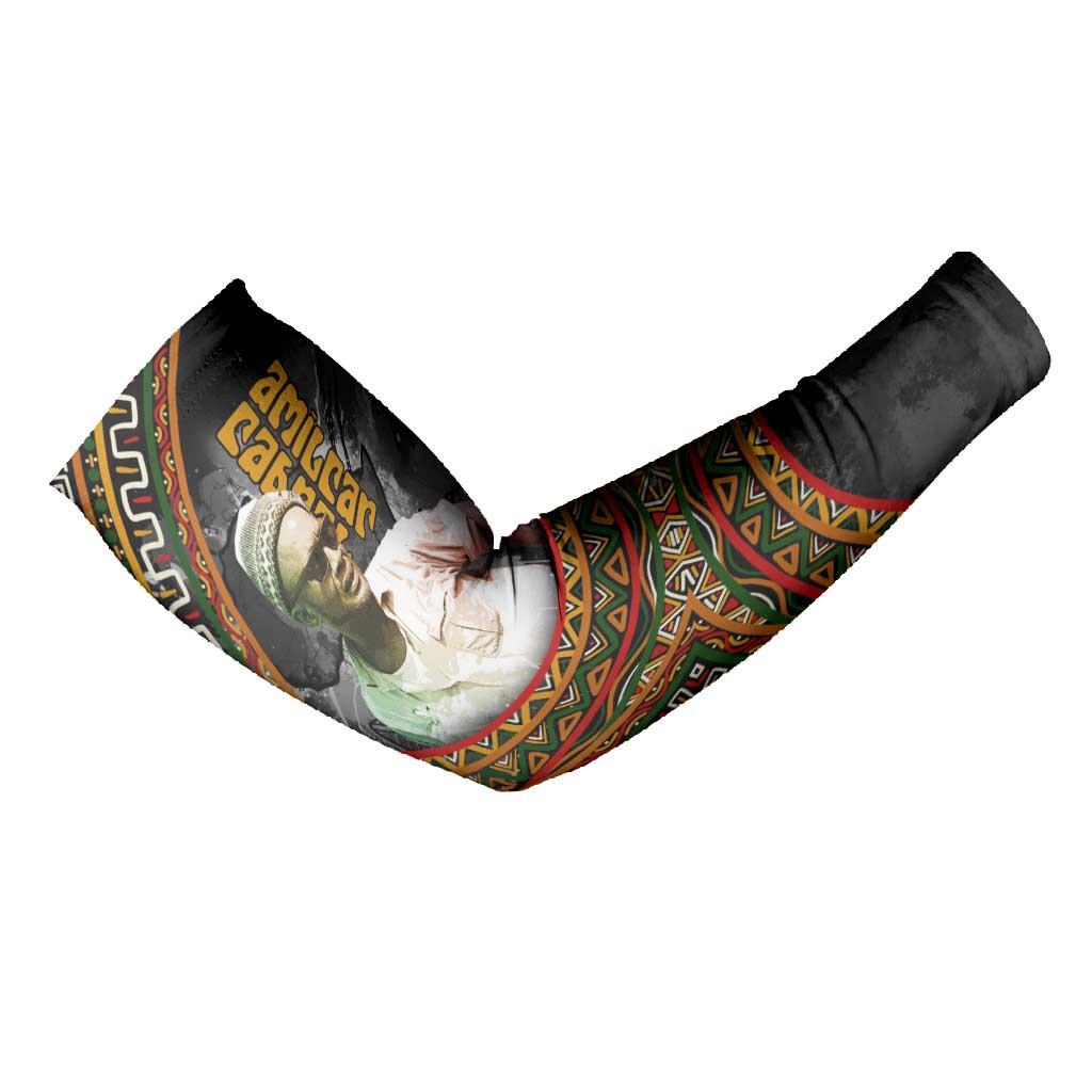 Amilcar Cabral Arm Sleeves African Map with Chains Freedom Theme Revolutionary Liberation Tribute - Wonder Print Shop