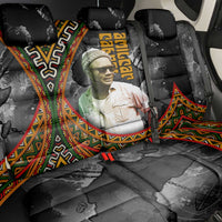 Amilcar Cabral Back Car Seat Cover African Map with Chains Freedom Theme Revolutionary Liberation Tribute - Wonder Print Shop