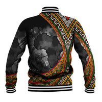Amilcar Cabral Baseball Jacket African Map with Chains Freedom Theme Revolutionary Liberation Tribute - Wonder Print Shop
