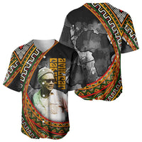 Amilcar Cabral Baseball Jersey African Map with Chains Freedom Theme Revolutionary Liberation Tribute - Wonder Print Shop
