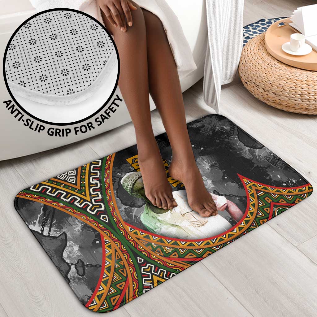 Amilcar Cabral Bathroom Set African Map with Chains Freedom Theme Revolutionary Liberation Tribute - Wonder Print Shop