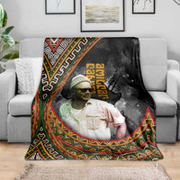 Amilcar Cabral Blanket African Map with Chains Freedom Theme Revolutionary Liberation Tribute - Wonder Print Shop