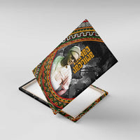 Amilcar Cabral Canvas Wall Art African Map with Chains Freedom Theme Revolutionary Liberation Tribute - Wonder Print Shop