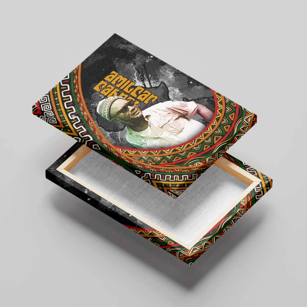 Amilcar Cabral Canvas Wall Art African Map with Chains Freedom Theme Revolutionary Liberation Tribute - Wonder Print Shop