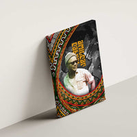 Amilcar Cabral Canvas Wall Art African Map with Chains Freedom Theme Revolutionary Liberation Tribute - Wonder Print Shop