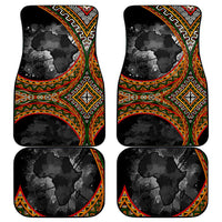 Amilcar Cabral Car Mats African Map with Chains Freedom Theme Revolutionary Liberation Tribute - Wonder Print Shop