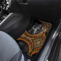 Amilcar Cabral Car Mats African Map with Chains Freedom Theme Revolutionary Liberation Tribute - Wonder Print Shop