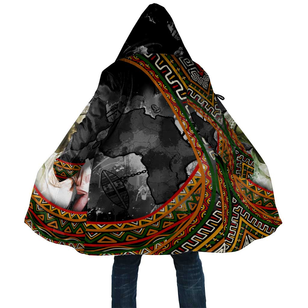 Amilcar Cabral Cloak African Map with Chains Freedom Theme Revolutionary Liberation Tribute - Wonder Print Shop