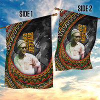 Amilcar Cabral Garden Flag African Map with Chains Freedom Theme Revolutionary Liberation Tribute - Wonder Print Shop