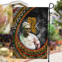 Amilcar Cabral Garden Flag African Map with Chains Freedom Theme Revolutionary Liberation Tribute - Wonder Print Shop