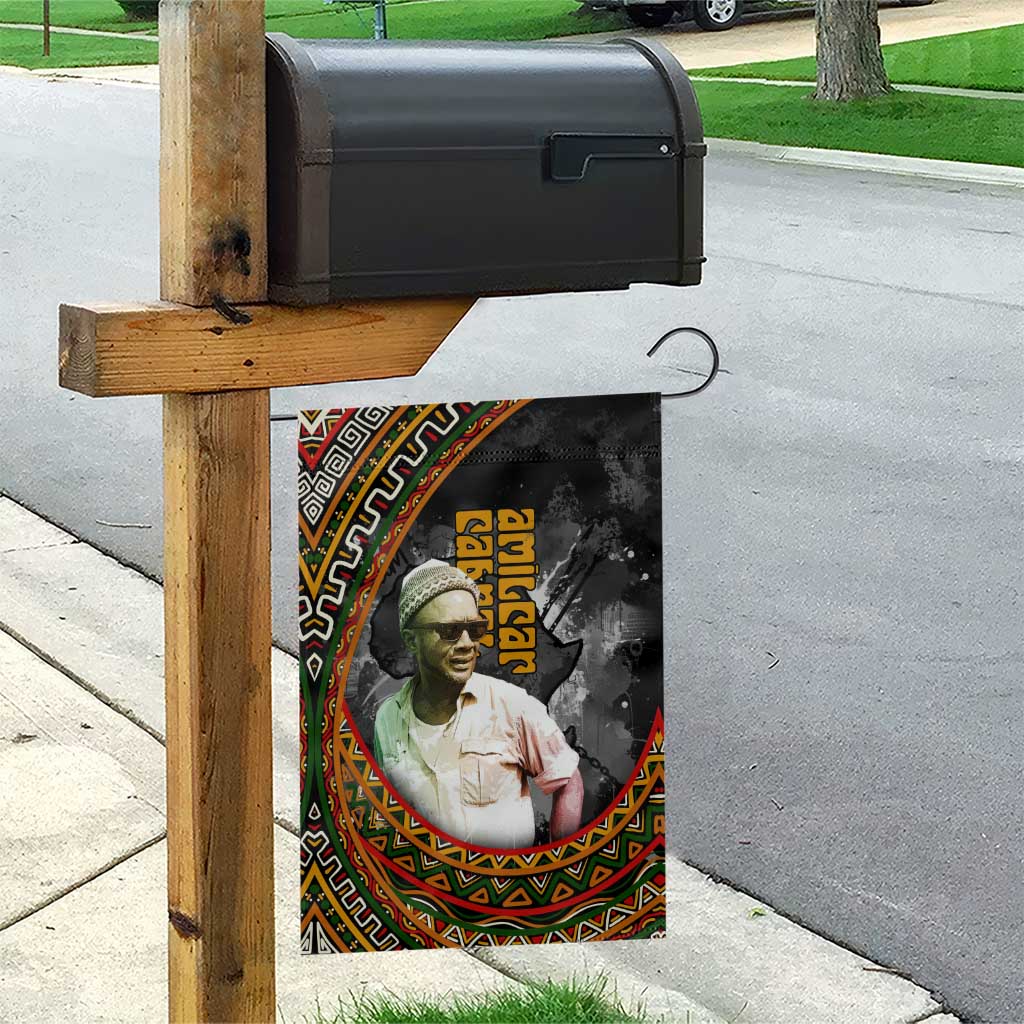 Amilcar Cabral Garden Flag African Map with Chains Freedom Theme Revolutionary Liberation Tribute - Wonder Print Shop