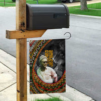 Amilcar Cabral Garden Flag African Map with Chains Freedom Theme Revolutionary Liberation Tribute - Wonder Print Shop